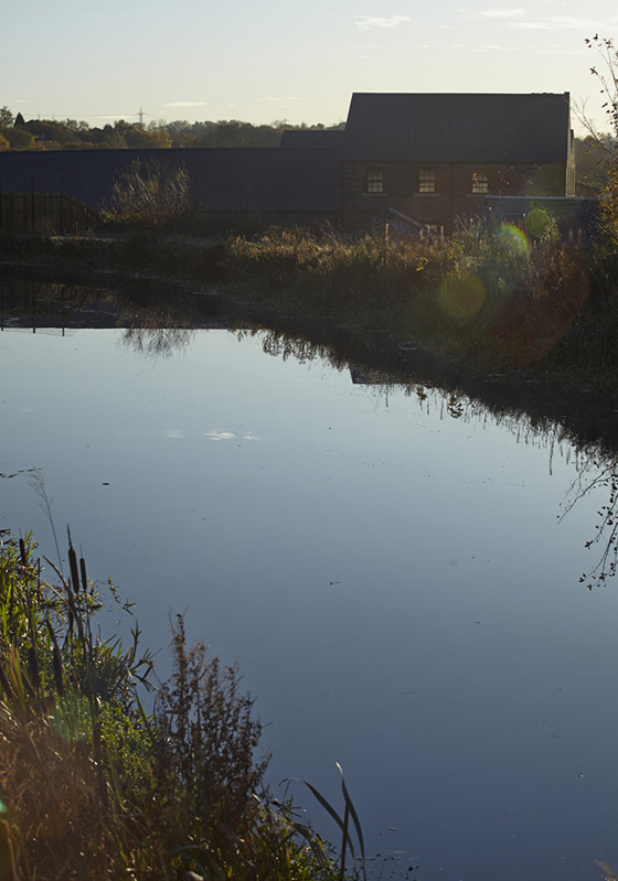 View of canal running alongside venue